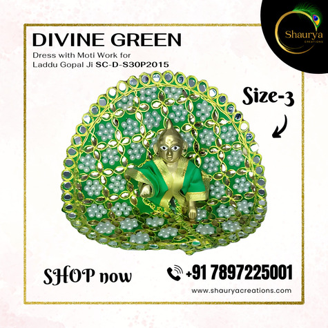 Moti Heavy Laddu Gopal Dress 