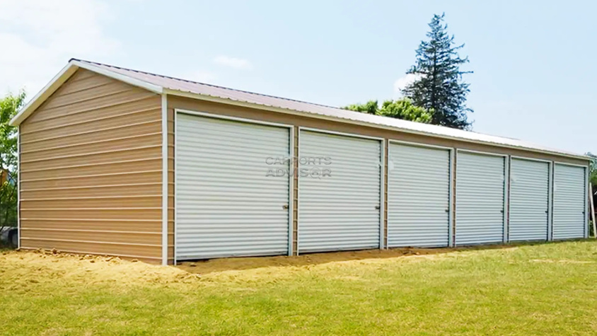 Five Car Metal Garages Five Car Metal Garages